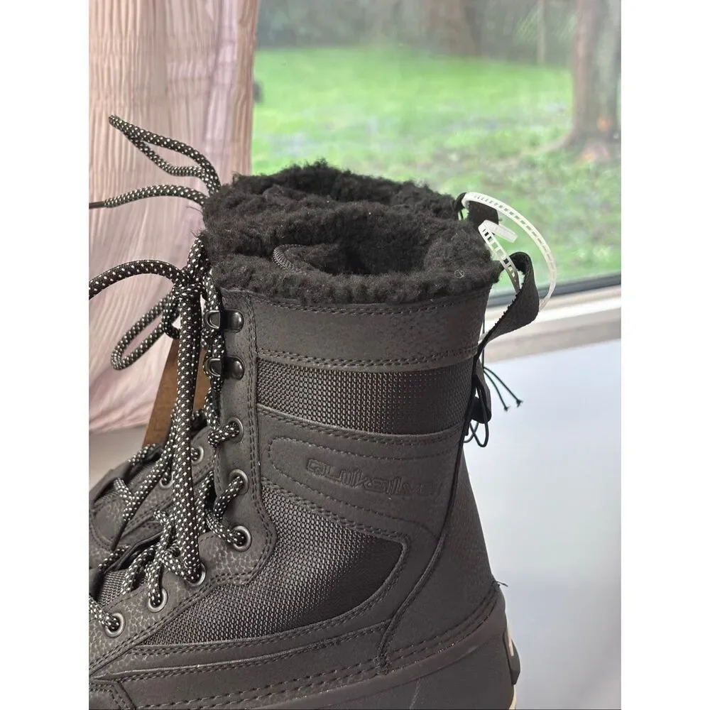 Quicksilver Sub Zero Hi Snowboot black Mens Size 9